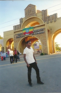 THIS IS THE ENTER OF UNIVERSITY OF GONDAR